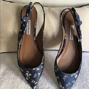 TABITHA SIMMONS flat satin shoes, Size 38